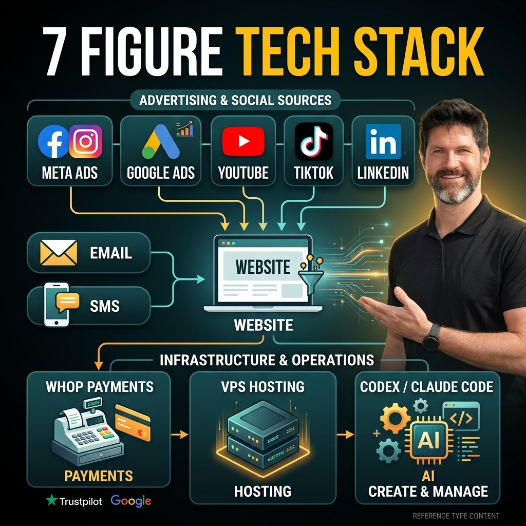 7 Figure Tech Stack reference map